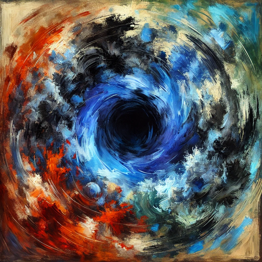 Psalm 139, 19-22. Ulf von kalckreuth mit Dell-E, 15. August 2025