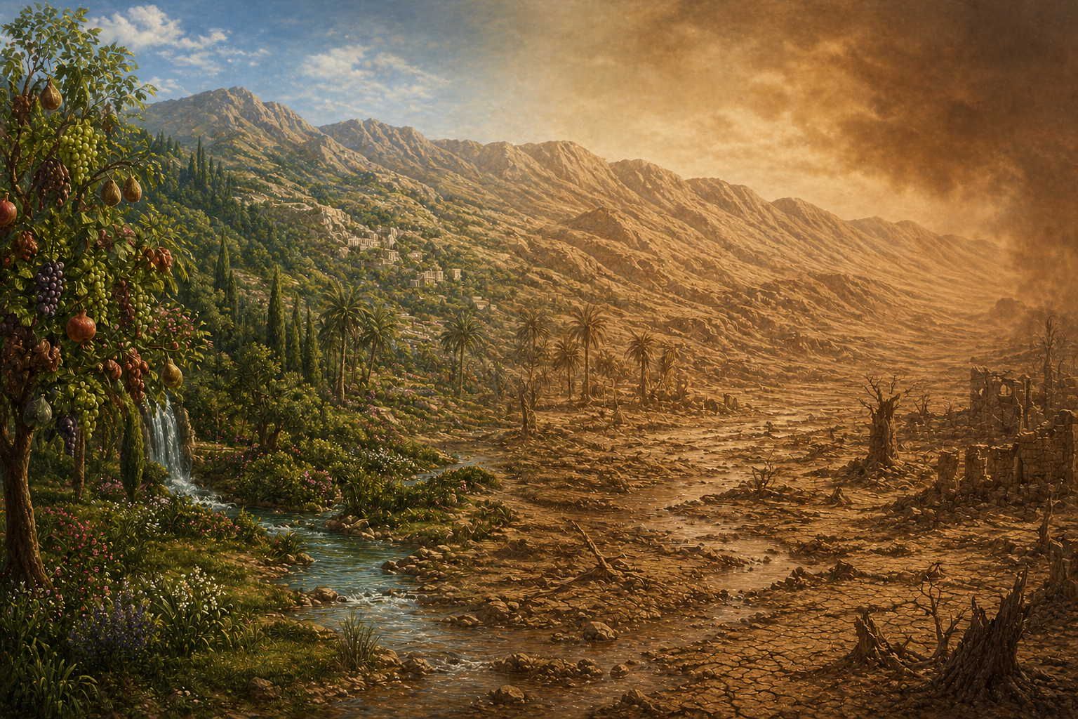 Jesaja prophezeit das Ende Assyriens, Jes 10,18.